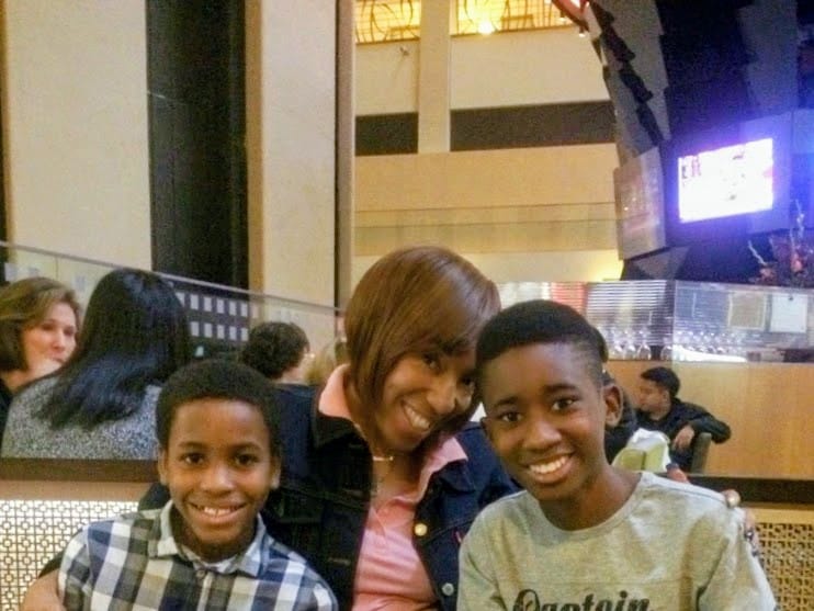 Taking a brake with the Broadway stars !!
